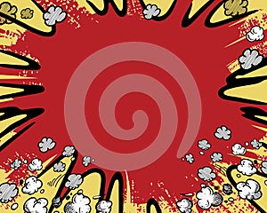 Comic book background