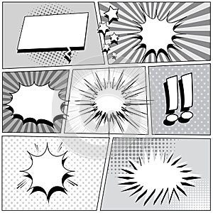 Comic book background