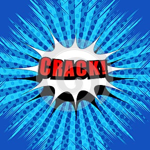 Comic book bright background