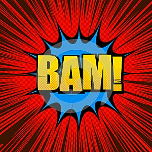 Comic book bright template