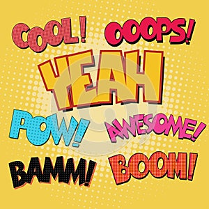 Comic Book Bubble Text