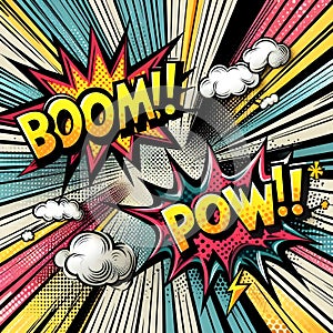 Comic Book Explosion: Action Words