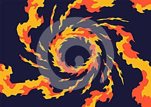Comic book flame background. Cartoon explosion element. Boom cloud and flame, smoke and explode. Boom effect, vector
