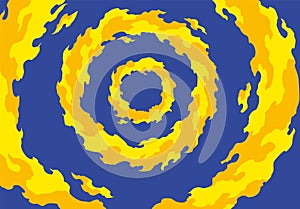 Comic book flame background. Cartoon explosion element. Boom cloud and flame, smoke and explode. Boom effect vector