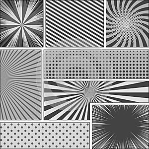 Comic book page composition