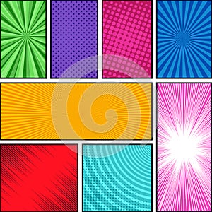 Comic book page composition