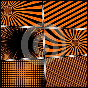 Comic book page composition