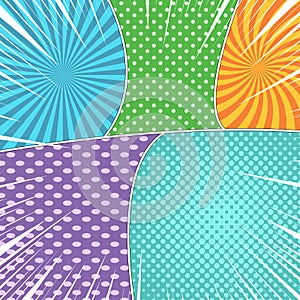 Comic book page concept