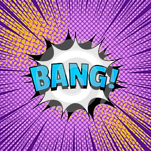 Comic book page explosive template