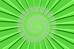 Comic book page green explosive concept