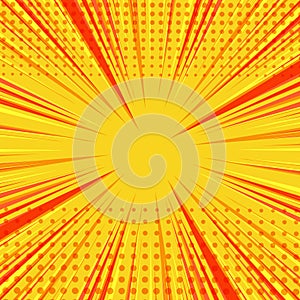 Comic book page light background