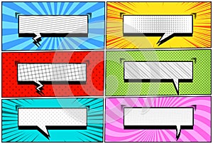 Comic book pages collection