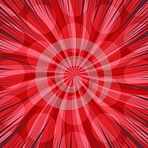 Comic book red bright template