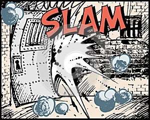 Comic book - Slam photo