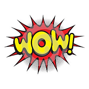 Comic book speech bubble, vector