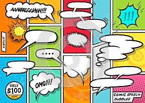 Comic Book Speech Bubbles