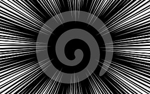 Comic book speed horizontal lines background