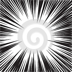 Comic book speed horizontal lines background