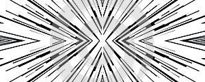 Comic book speed lines stripe and radial effect style