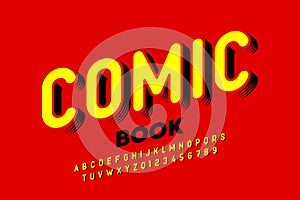 Comic book style font