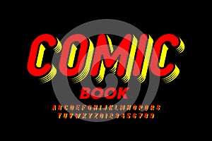 Comic book style font