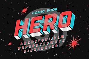 Comic book style font