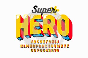 Comic Book style Superhero font