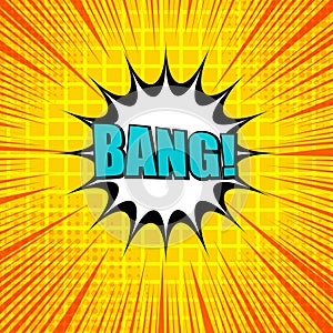 Comic bright composition