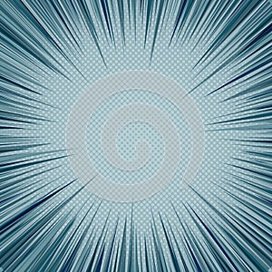 Comic bright explosive background