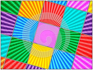 Comic bright explosive composition