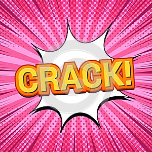 Comic bright explosive concept