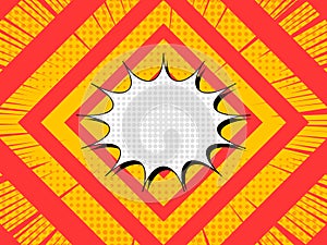 Comic bright stylish concept