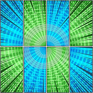 Comic bright template