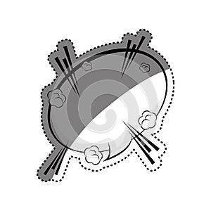 Comic bubble speakbox