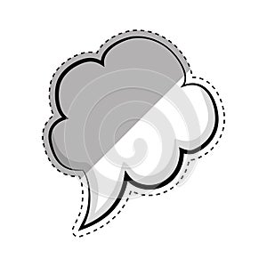 Comic bubble speakbox