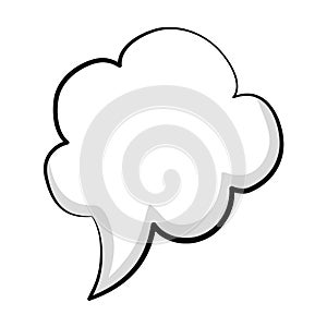 Comic bubble speakbox