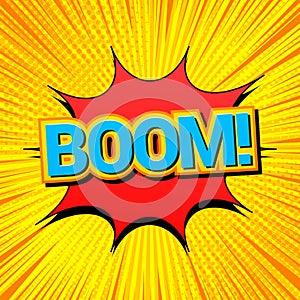 Comic burst bright template