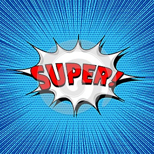 Comic burst dynamic concept