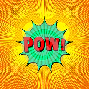 Comic burst light concept