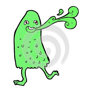 comic cartoon funny slime monster