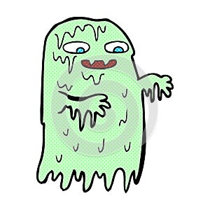 comic cartoon gross slime ghost