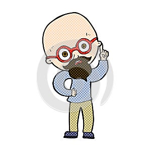 comic cartoon old man