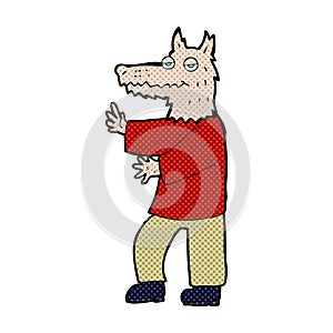 comic cartoon werewolf