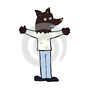 comic cartoon werewolf