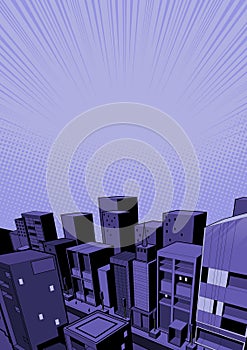 Comic City Background 5