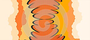 Comic confrontation concept