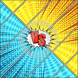 Comic duel dynamic concept