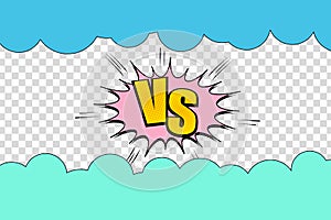 Comic duel elegant template