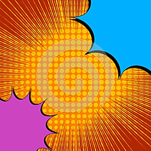 Comic duel explosive concept