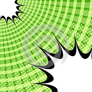 Comic dynamic abstract template